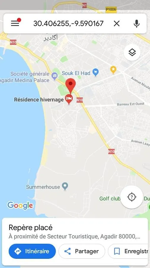 Tres Haut Standing Piscine, Plage + Netflix Agadir Apartman